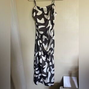 Stylish Black and White Women's Dress